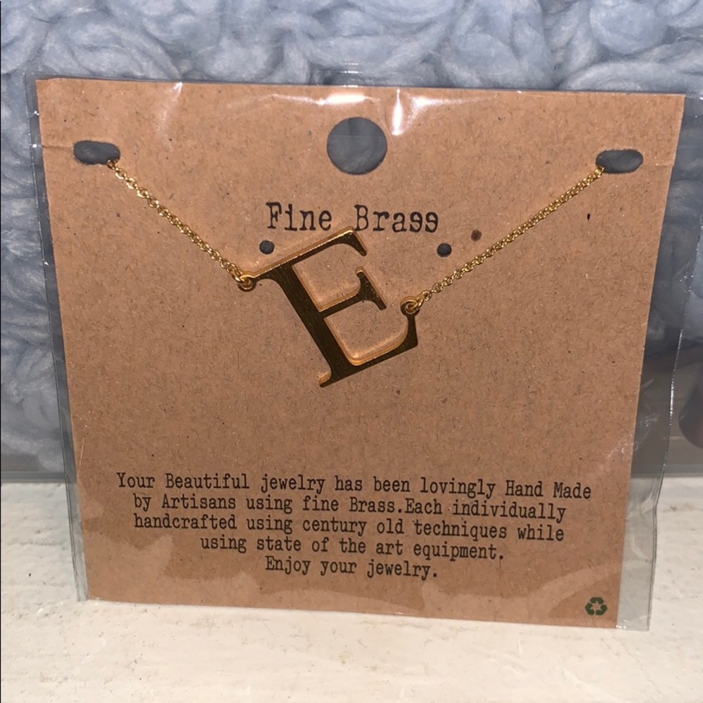 Lauren-Spencer ‘E’ Necklace
